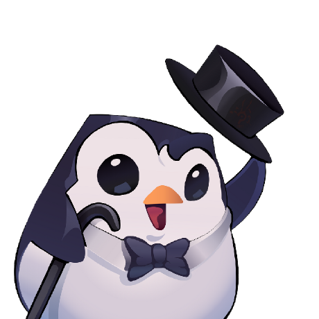 xFrednet's Avatar: a penguin with a top hat